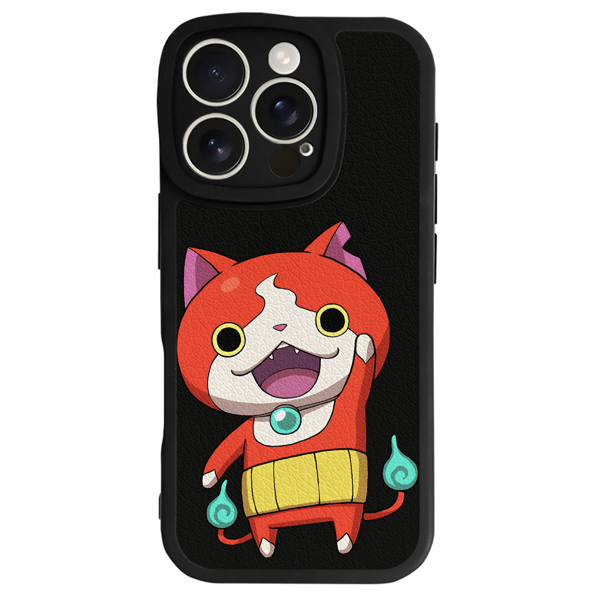 （画像用） 妖怪ウォッチ Yo-kai Watch 【iPhone 16シリーズ対応】シリコンスマホケース（レザー調） 材質：シリコン